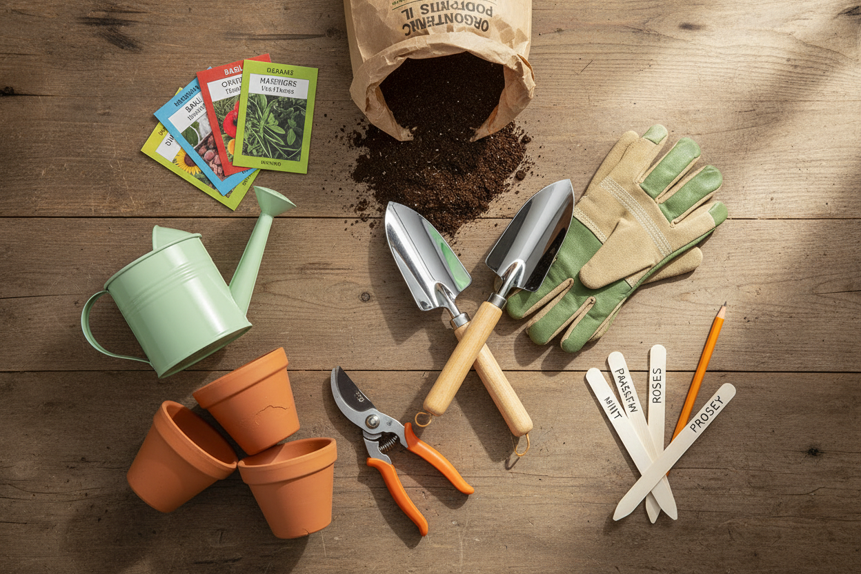 Essential Gardening Supplies for Beginners: Tools, Soil, and More