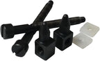 (2 sets) Chain tensioner adjuster screw adjustment kit compatible with 61 66 162 181 266 268 272 262xp 272xp 281 288 chain saw