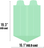 1-2 Gallon Flap Tie Compostable Trash Bags, 120 Count Small Compost Bags, Biodegradable Kitchen Garbage Bags, Food Scrap Waste Bags for Countertop Bin, ASTM D6400, US BPI Certified