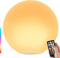 LOFTEK Pool LED Light Ball - 12-inch Sphere Lamp Rechargeable - 16 RGB Cool Lamp for Bedroom Ambient Lighting - Smart Night Light for Baby Nursery - Waterproof Light for Yard & Pool Decor, 1PCS