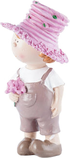 Outdoor Garden Couple Figurines - Boy and Girl Statues, Ideal for Patio, Lawn & Garden Decor, Valentine's Day Home Ornament, for Parents and Friends