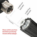 Sooprinse Pressure Washer Gun with Foam Cannon Snow Foam Lance, Short Pressure Washer Gun with Foam Cannon with 1/4 Inch Quick Connector, Power Washer Foam Blaster with Car Wash Mitt, 4000 PSI,1 Liter