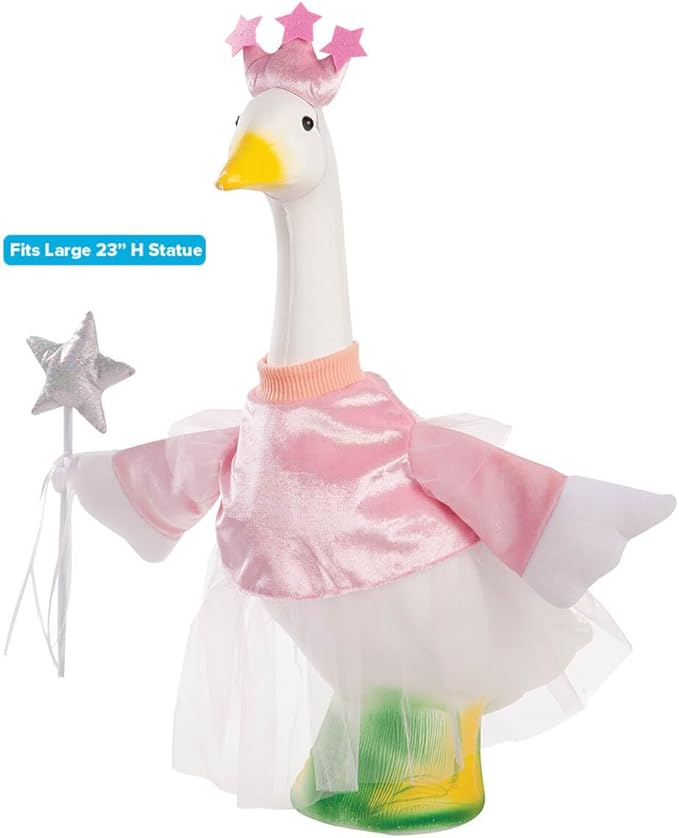 Fox Valley Traders Gaggleville Princess Goose Outfit, Fits Large 23" H Statue