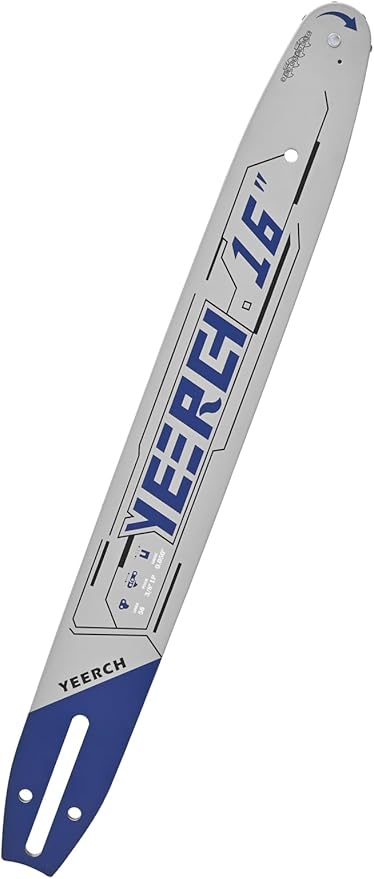 16 Inch Chainsaw Bar 56 Drive Links 3/8"LP Pitch .050" Gauge, 16 Chainsaw Guide Bar, Chainsaw Accessories Fits for Craftsman, Earthwise, Homelite and More