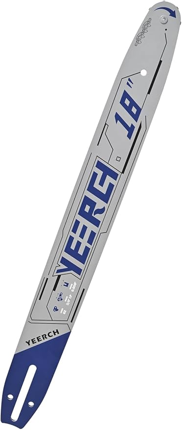 18 Inch Chainsaw Bar 62 Drive Links 3/8" LP Pitch .050" Gauge, 18 Chainsaw Guide Bar, Chainsaw Accessories Fits for Echo, Craftsman, McCulloch, Homelite, Poulan, Makita, Ryobi and More