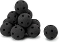 Skyflame Hollow Ceramic Balls, Set of 12 Round Fire Stones Set for Indoor and Outdoor Fire Pits or Fireplaces Accessory, 4 Inch, Black