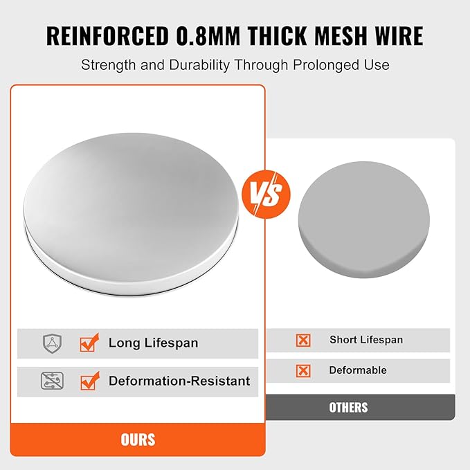 VEVOR Fire Pit Cover Lid, Compatible with The Solo Stove Bonfire 27" Portable Firepit Spark Screen,Stainless Steel Metal Cover, Wood Burning and Camping Stove Accessory, for Outdoor Patio Backyard