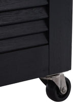 SAFAVIEH Outdoor Collection Elina Black 47-inch Long Cushion Box