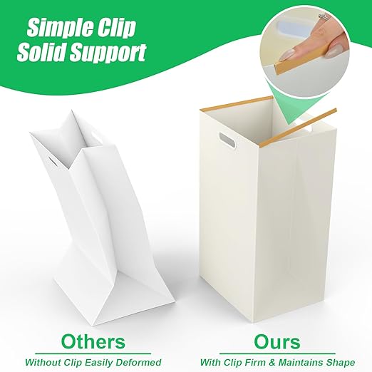 30 Gallon Disposable Trash Cans with Built-in Handles, 4 Pack Extra Large Portable Trash Can, Waterproof Layer Reusable Garbage Can, Recycling Bins, Extra-Thick Recycled Cardboard, Perfect for Parties