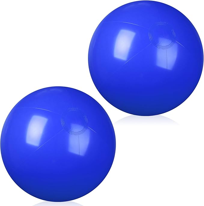 2 Pcs Inflatable Beach Ball 8 inch Swimming Pool Balls Summer