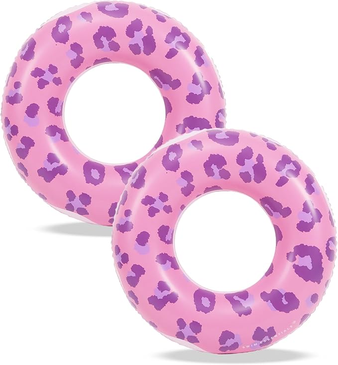 Inflatable Pool Float Tube -35 in Tube Float for Adult,Inflatable Swim Tube Raft Premium Swim Ring Heavy Duty Vinyl Flotation Pool Floats for The Beach, Party, Vacation, UV Resistant - Pool Party