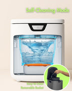 Electric Composter for Kitchen, Compost Bin - 4L Large Capacity, 3 Processing Modes, 3 Capacity Options, 2 Carbon Filters, Auto-Cleaning Auto-Drying (White)