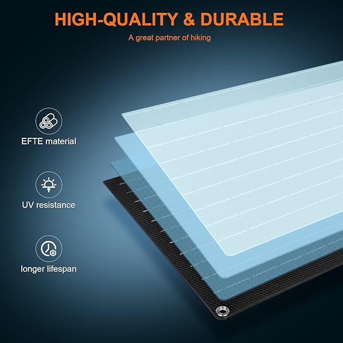 30W 100W 200W 400W Solar Panel,Portable Foldable Solar Panel Kit,Black with Carrying Case (30W)