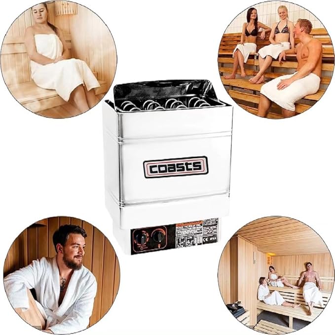 Sauna Rocks Sauna Stones Volcanic Rock, 36 lb Box of Volcanic Rock for Steam Sauna, Sauna Stone