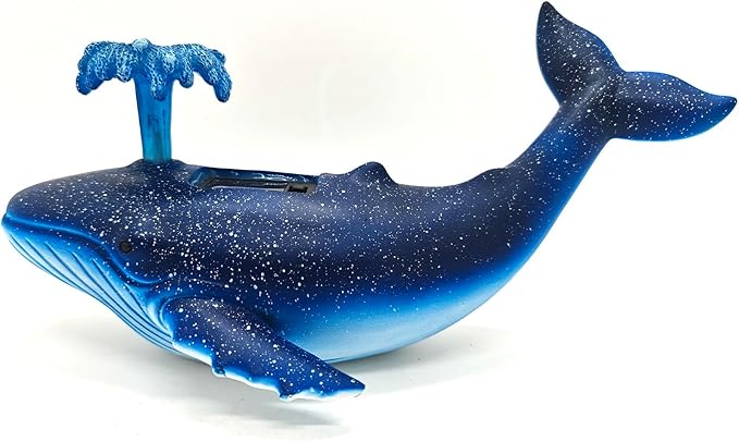 Humpback Whale Statue Miniature Figurines Landscape Garden Whale Art Figurines Home Living Room Aesthetic Decor Floating Shelf Coffee Table Office Desk Bathroom Counter Decor & Housewarming Gift