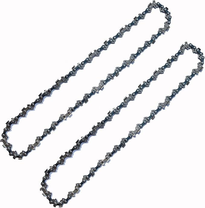 2PC 16 Inch Chainsaw Chains 3/8"LP Pitch .043" Gauge 56 Drive Links for EGO Power+ CS1604 / CS1613 / CS1600 / CS1610 / CS1611 16-Inch 56V Chainsaw, Replacement for Dewalt DCCS690-49162715, DWO1DT616