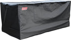 XL Storage Box cover with Straps and Handles, Waterproof Heavy Duty Outdoor Furniture Cover for Keter, Suncast, Lifetime Storage Box (Deck Box Cover, 63"(L)26"(D)28.3"(H)) Black