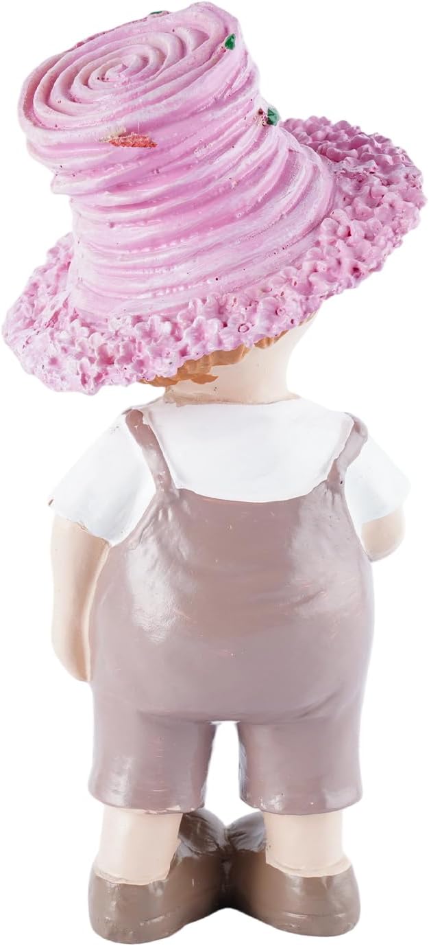 Outdoor Garden Couple Figurines - Boy and Girl Statues, Ideal for Patio, Lawn & Garden Decor, Valentine's Day Home Ornament, for Parents and Friends