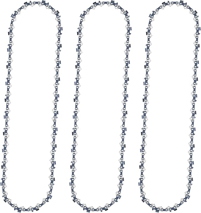 14" Chainsaw Chain Replacement for EGO Chain Saw CS1400,CS1401,CS1403,AC1400 Chainsaw Blade,52 Drive Links 0.043" Gauge 3/8" LP Pitch (3 Pack)