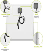 100W Monocrystalline Solar Panel High Efficiency 24V Solar Panel for RV, Camping, Off-Grid, Waterproof, Durable Outdoor Solar Charger for Emergency Power