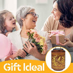 Hummingbird Solar Lanterns Garden Decor Birthday Gifts for Women Mon Grandma Metal Hanging Solar Lights Waterproof Outdoor Decoration for Outside LED Lanterns for Yard Patio Lawn Pathway Landscape