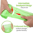 5.2 Gallon Biodegradable Trash Bags (THICKENED) | Eco Friendly, Unscented, 20L Strong Multipurpose Waste Bags for Bathroom Bedroom Office Kitchen, 160 Count | Compostable Garbage Bag by EnvoWise