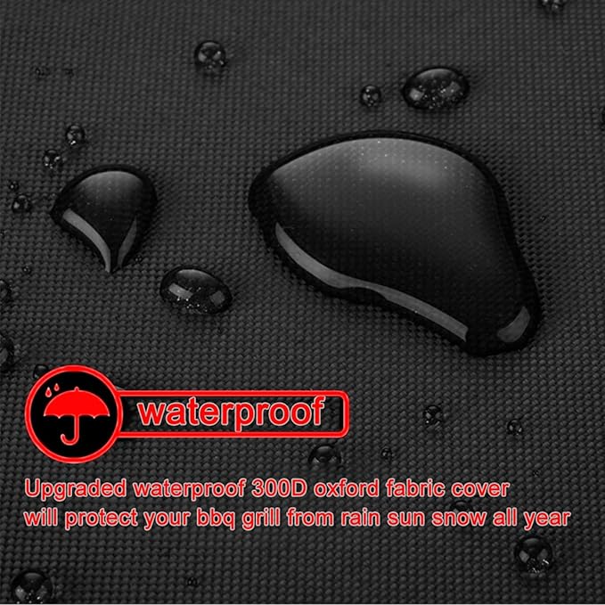 BBQ Grill Cover, 75-Inch Heavy Duty Waterproof UV Resistant Tear Resistant BBQ Gas Grill Cover for Nexgrill Brinkmann Weber Char-Broil and More