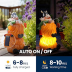 Garden Gnome Statue Highland Cow Gift,Yard Patio Balcony Outdoor Decor Solar Light Figurine, Christmas, Housewarming Gift,Idea Gift for Mom, Neighbor,Gnome Lover