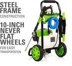 Greenworks 2300 PSI TruBrushless (2.3 GPM) Electric Pressure Washer, 25’ Hose, Quick Connect Wand, 15, 24, 40 Degree Soap and Turbo Nozzle
