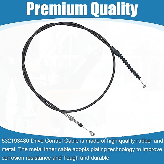 06900406 Blower Chute Deflector Cable Fits Ariens Deluxe and Pro 24 28 30 32 36 SnowBlowers