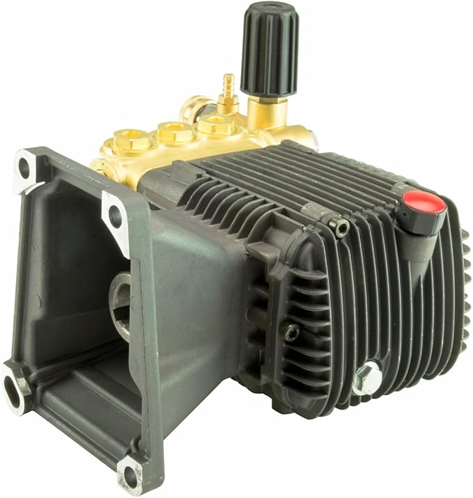 Triplex Power Pressure Washer Pump 5 GPM 3200 PSI 3600 RPM 1" Hollow Shaft with Unloader