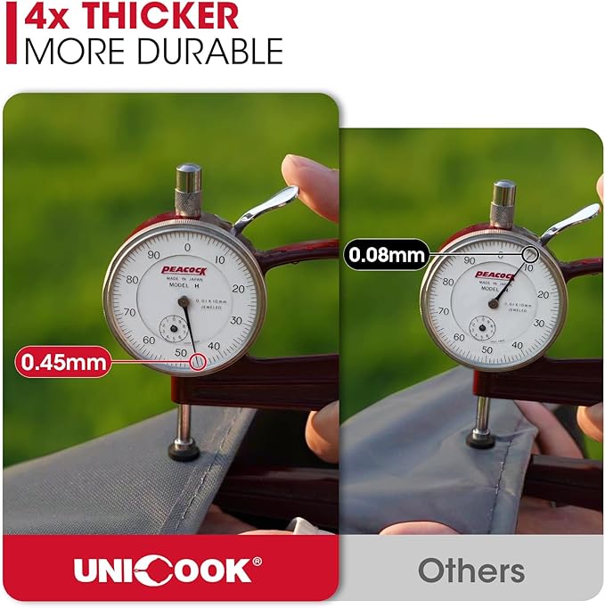 Unicook Gas Grill Cover for Outdoor Grill, 60 Inch BBQ Cover, Heavy Duty Waterproof, Fade Resistant Barbecue Protector Compatible with Weber Char-Broil Nexgrill BBQs up to 58" Wide, Gray