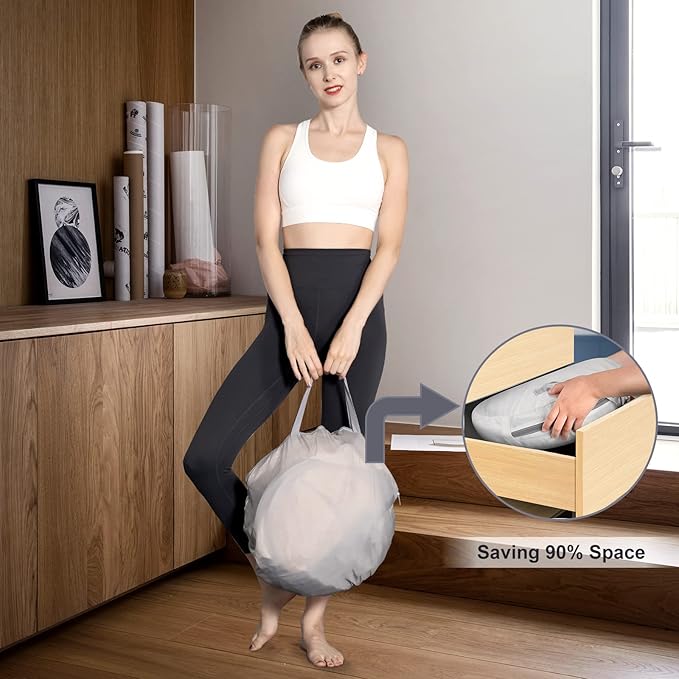 Smartmak Portable Sauna Kit, one Person Full Body at Home Spa Hat Tent, Include 2L Steamer with Remote Control for Detox US Plug- Grey