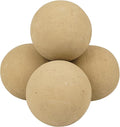 Skyflame 6" Ceramic Fireplace Balls, Beige Round Fire Stones Reusable Fire Pit Balls for Indoor and Outdoor Fire Pits or Fireplaces Accessory - Set of 4