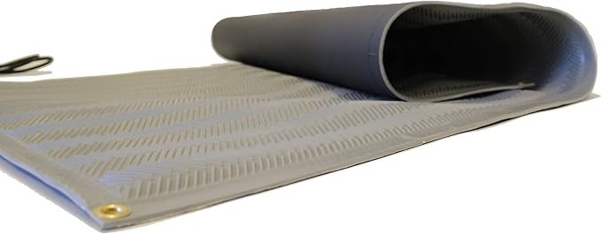 RHS Snow Melting Mat, Anti-Slip Walkway Herringbone Design, Color Gray, Outdoor Mat, Prevents ice Formation, Melts up to 2 inches of Snow per Hour, 120 Volts (30-inches x 6-feet)