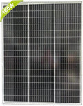 100W Monocrystalline Solar Panel High Efficiency 24V Solar Panel for RV, Camping, Off-Grid, Waterproof, Durable Outdoor Solar Charger for Emergency Power