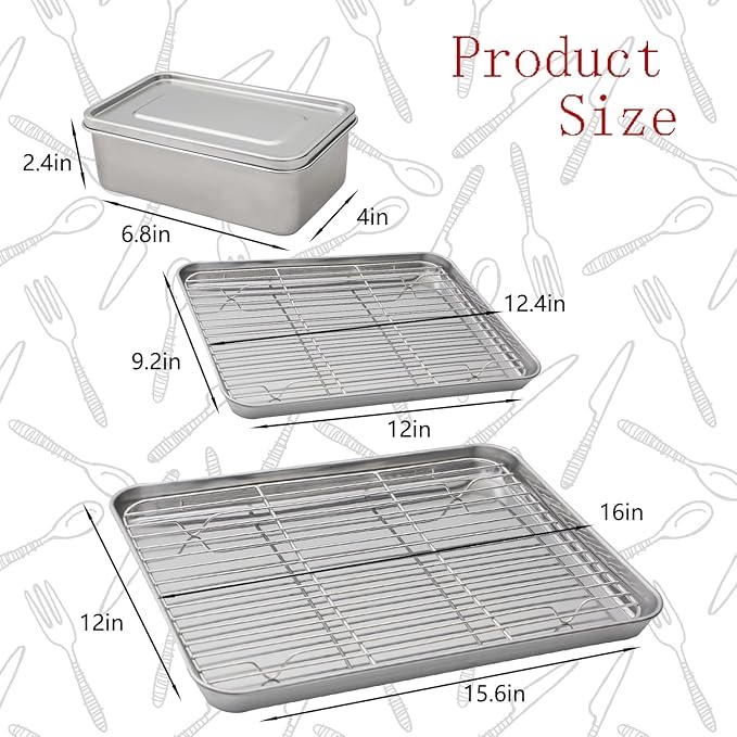 4-piece BBQ accessory set, stainless steel barbecue prep tray, portable BBQ system, 2 lidded marinade containers, suitable for outdoor grilling, easy to clean, men's BBQ gift.