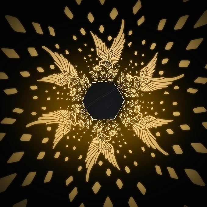 Gifts for Women Men Mom Hummingbird Solar Lights Outdoor - Christmas Decorations, Mothers Day Gifts, Solar Lanterns Outdoor Waterproof Garden Decor for Outside, Patio, Yard