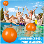 2 Pcs Inflatable Beach Ball 8 inch Swimming Pool Balls Summer