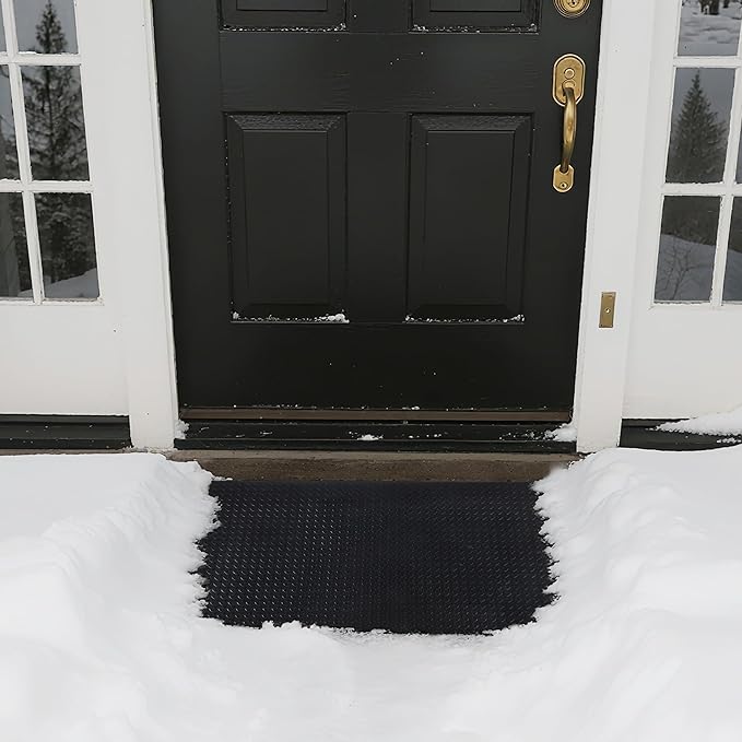 Heated Snow Melting Mat for Outdoor Stairs, Non-Slip (24in x 36in)