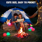 LOFTEK LED Pool Lights That Float - 8-inch Globe Lamp Rechargeable - 16 RGB Lamp with Handle & Remote, Waterproof Lamps for Outdoor Yard Decor, Smart Orb Light for Bedroom, 1-Unit