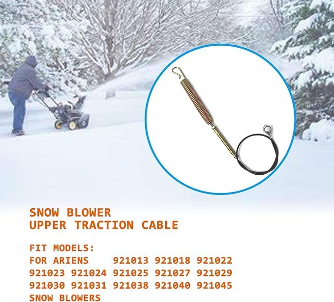06900502 Upper Traction Cable for Ariens 921013 921018 921022 921023 921024 921025 921027 921029 921030 921031 921038 921040 921045 Snow Blowers