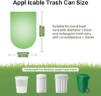 Compost Bags, 13 Gallon, 50Liter, Extra Thick 1.1 Mils, Compostable Food scrap waste bags with US BPI ASTM D6400 and Europe OK Compost Home Certified