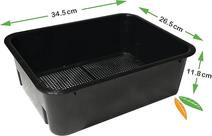 VERMI-FUTURE® Worm Condo Composting Bin, 4 Trays, Black, with Startup Bedding & 3in1 Soil Meter, Ideal for Small Households