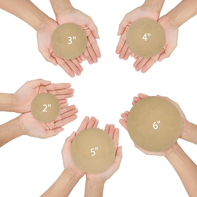 Skyflame 2-inch Ceramic Fireplace Balls, Set of 25 Round Fire Stones Set for Indoor/Outdoor Fire Pit/Fireplace Parts for Decorative, Beige