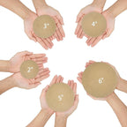 Skyflame 12PCS Ceramic Balls, Mixed of 4 Sizes Fire Pit Balls Set for Indoor and Outdoor Fire Tables or Fireplaces Accessory,Beige