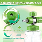 M MINGLE Foam Cannon for Pressure Washer with Dual-Connector Tool - Dual Lance Pressure Washer Wand for Adjustable Soap Cannon - M22 and 1/4" Quick Connect - 3600 PSI