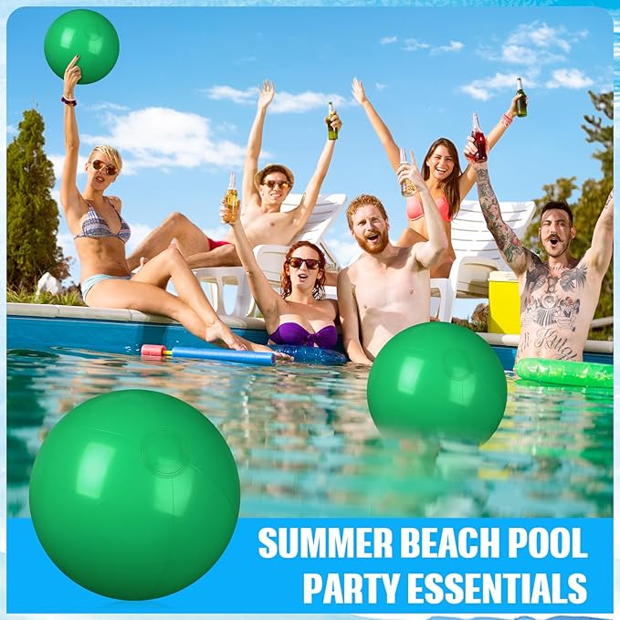 2 Pcs Inflatable Beach Ball 8 inch Swimming Pool Balls Summer