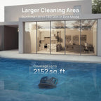 (2025 New) WYBOT C2 Vision Robotic Pool Vacuum with AI Camera, Ultra-Fine Filtration Pool Cleaners for Above&Inground Pools, Comprehensive 8 Mode, Wall Climbing, Smart Navigation, Gray