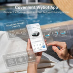 (2025 New) WYBOT C2 Vision Robotic Pool Vacuum with AI Camera, Ultra-Fine Filtration Pool Cleaners for Inground Pools, Comprehensive 8 Mode, Wall Climbing, Brushless Motor, Smart Navigation, White